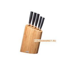 Набор ножей в блоке из бамбука 977891